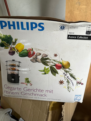 Vaporera Philips Hd9149/91 900w Infusor 3 Niveles Negro (Usado)