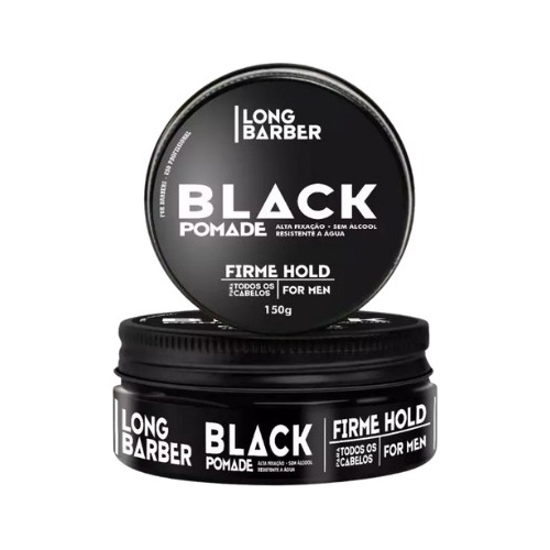 Pomada Black 150g Escurecedora Barba Cabelo Brilho Extra