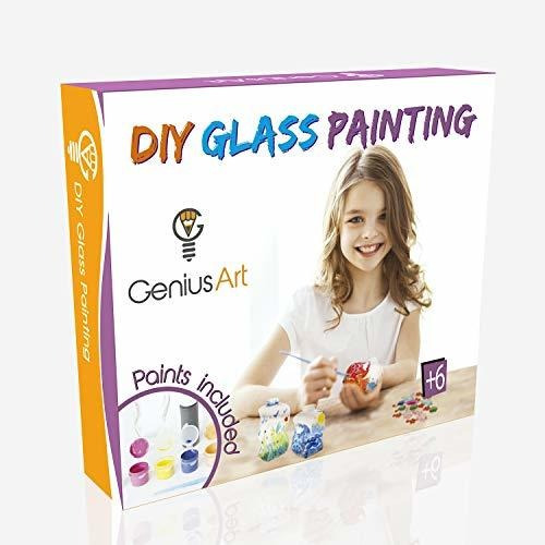 Genius Art Diy Glass Painting - Kit De Artes Y Manualidades