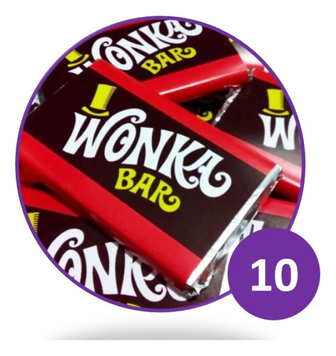 Kit 10 Chocolates Wonka - 120 Gramas