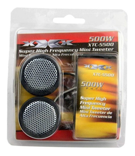 Xtc5500 Juego Tweeter Xxx Mini  500w P.m.p.o 4 Ohms - Escar