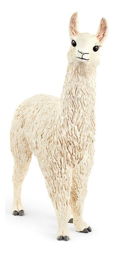 Figura De Animales Llama Blanca Colección Niños Y Niñas