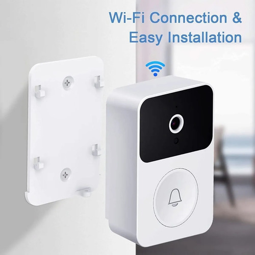 Imagen 2 de 5 de Timbre Cámara Wifi Seguridad Video Portero Inalámbrico