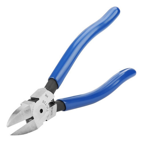A Alicates Diagonales Azules De 8 Pulgadas Con Mango For