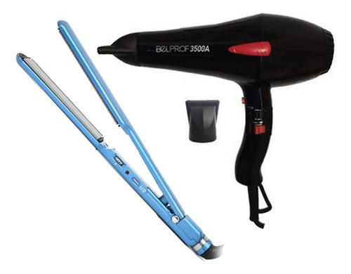 Planchita Babyliss Humedo 2073 + Secador Profesional 1800w