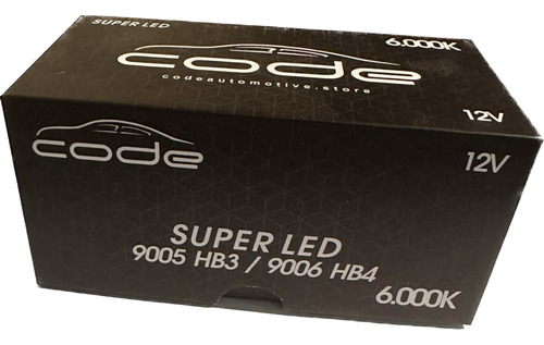 Kit Super Led Code  6000k  12v   Hb3  Hb4