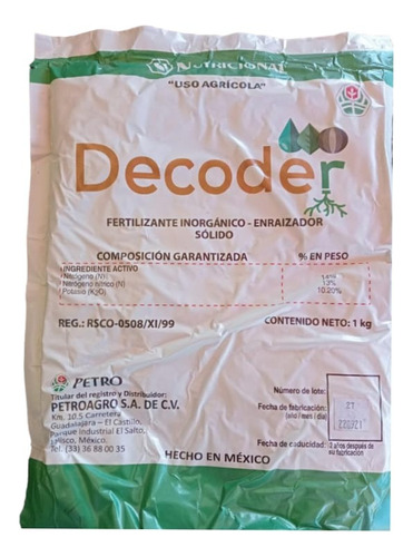 Decoder - Estimulante  Radicular Solido 1 Kg