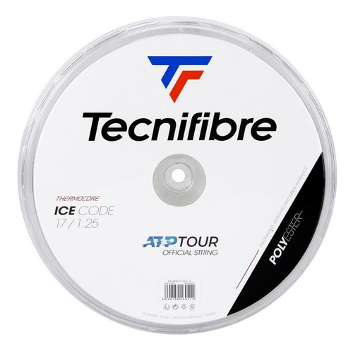 Corda Tecnifibre Ice Code 17l 1.25mm Branca Rolo Com 200