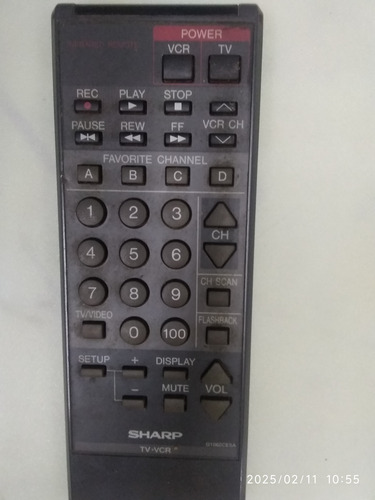 Controle Remoto Tv Sharp Antiga G1062cesa C-2999 (Usado)