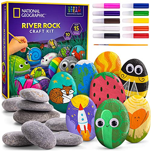 Kit De Pintura De Rocas - Kit De Arte Y Manualidades Ni...