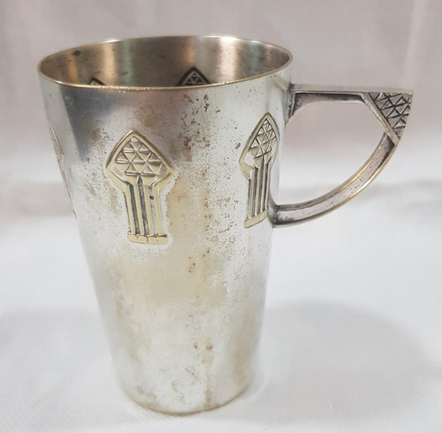 Antiguo Vaso Wmf Taza Metal Plateado Sellado B20