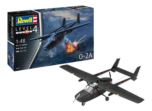 0-2a Skymaster - Escala 1/48 Revell 03819