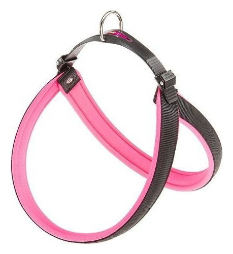 Arnes Perro Ferplast Fluo Rosado 42-50cm