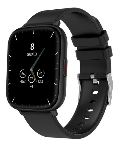 Smartwatch Wb Watch 1,85  45mm, O2, Pressão, 24 Esportes Cor da caixa Preto