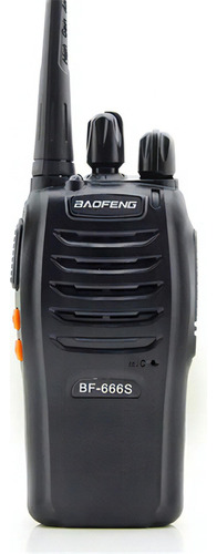 Intercomunicador Baofeng 7246 Walkie Talkie Hasta 30km Color Negro