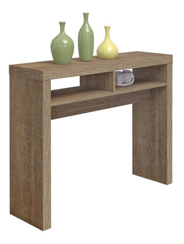 Mesa Arrime Mesa De Dresuar Lateral Madera Rustico Canela