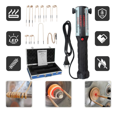 Aquecedor Por Indução Magnética 1100w Usa-034 Usatest Kit