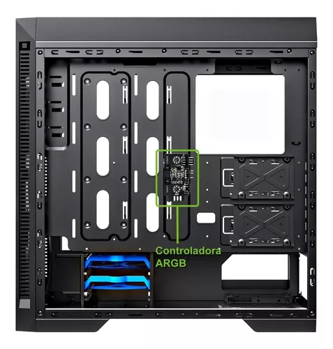 Gabinete Gamer Argb Vidro Infinit M908tr Preto Gamemax