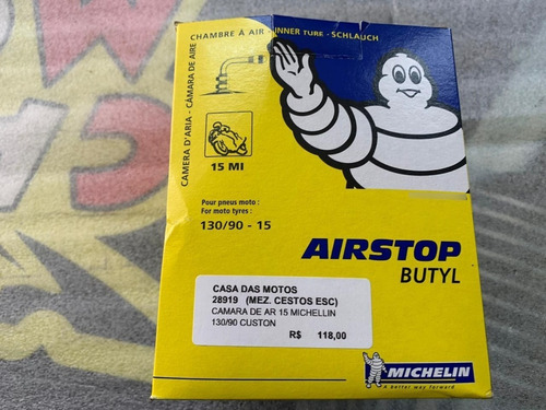 Câmara De Ar Aro 15 Michelin 130/90-15 Custom