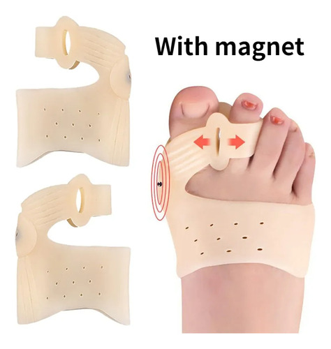 Separador Corrector Hallux Valgus Dedo Del Pie Silicon