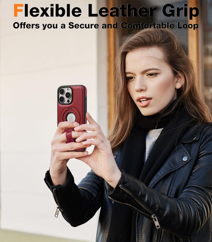 Capa Para iPhone 16 Pro Max Butaiga Capture Grip Loop Stand