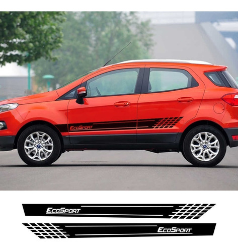 Calco Vinilo Ford Ecosport Franja Laterales Shocks