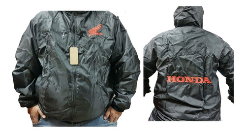 Campera Rompeviento Con Capucha Honda El Tala