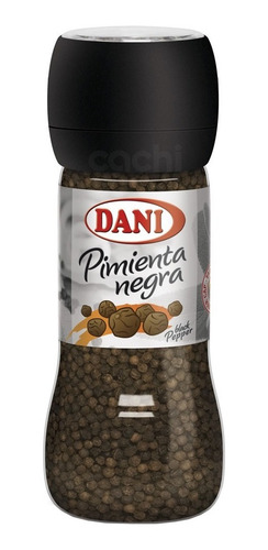 Imagen 1 de 3 de Molinillo De Pimienta Negra 200gr Dani