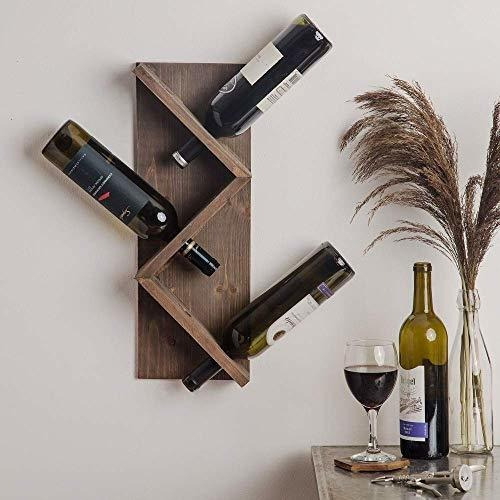 Home Essentials Estante Para Vino De Madera De 16 PuLG