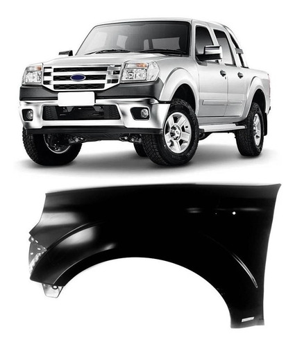 Paralama Ford Ranger 2010 2011 2012 10 11 12 Esquerdo