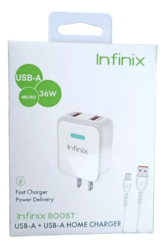 Cargador Infinix 33w Tipo C Carga Rápida Somos Tienda 