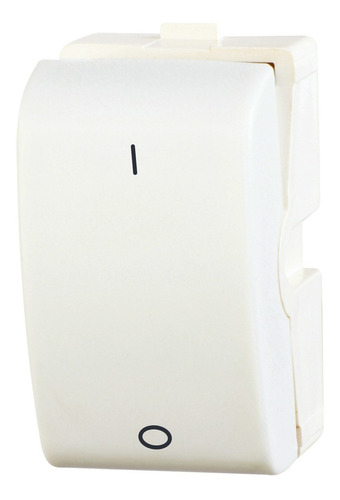 Módulo Interruptor Simples 1 Posto 25a 250v Branco Lunare