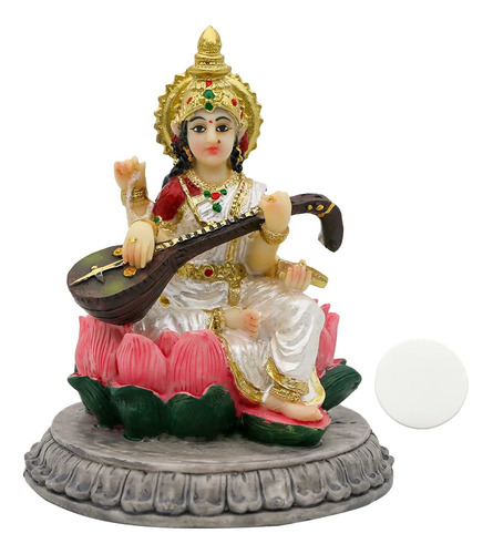 Alikiki Estatua Sarawati Idolo India  Figura Saraswati 3.9 