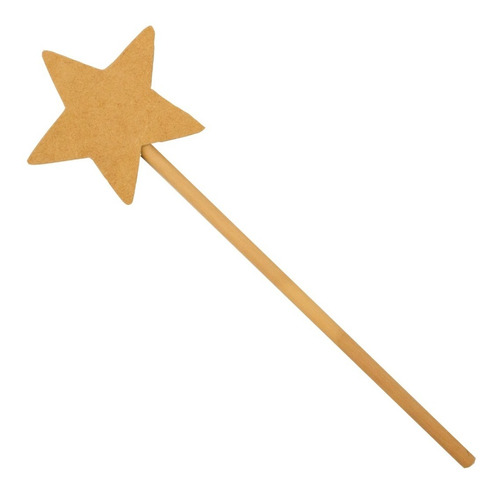 Varita Magica Estrella Juguete Madera Jugar Souvenir Deco