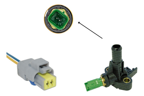 Sensor De Temperatura + Chicote Siena 1.0 8v Fire 05/13 Flex