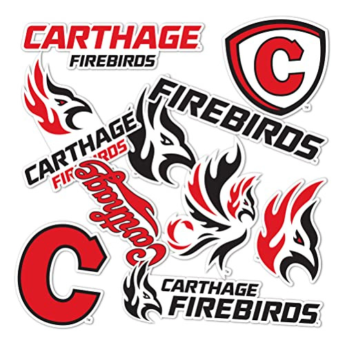 Carthage College Sticker Firebirds Stickers Vinyl Decal...