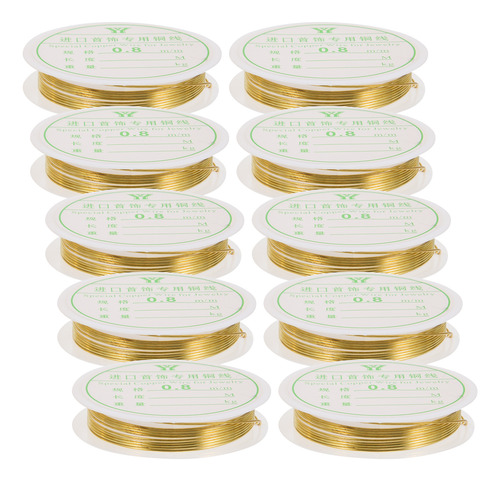 Alambre De Cobre The Wire Jewelry, 9 Rollos