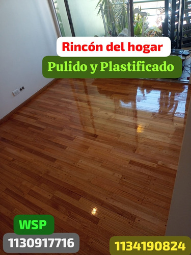 Pulidor Plastificador De Piso Madera 