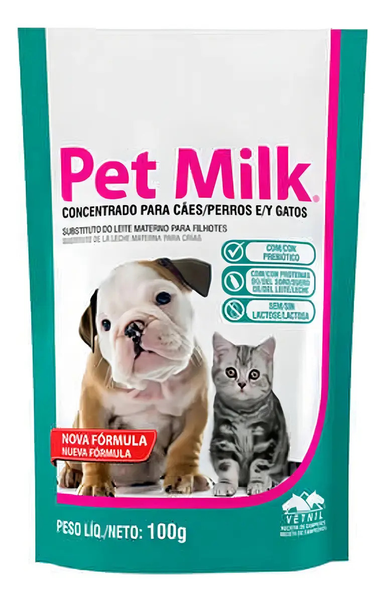 Pet Milk 100g Substituto Do Leite Materno Cão Gato Filhotes