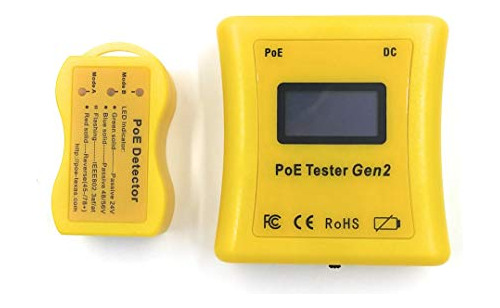 Poder Linea Sobre Voltaje Corriente Ethernet Poe Tester