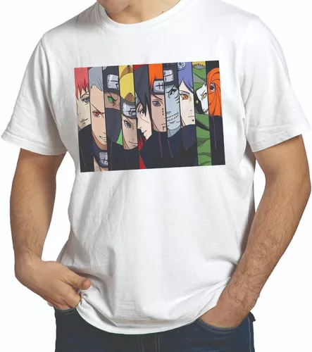 Camiseta Naruto Akatsuki - Nuvem Naruto - Anime - Mangá