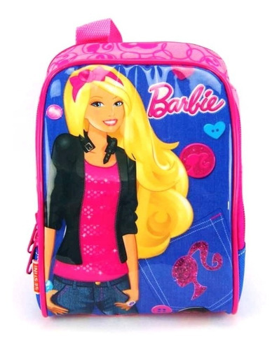 Lancheira Barbie Rosa Infantil Escolar 062384 Sestini