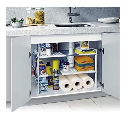 Organizador Multifuncional Cocina  Hogar Repisa Ajustable 