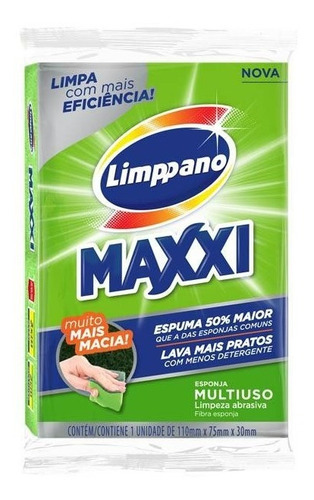 Fibra Esponja Limppano Maxxi Limpieza Abrasiva