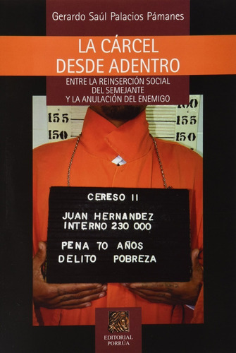 La Cárcel Desde Adentro, de Gerardo Saúl Palacios Pamanes. Editorial Ed Porrua (Mexico) en español