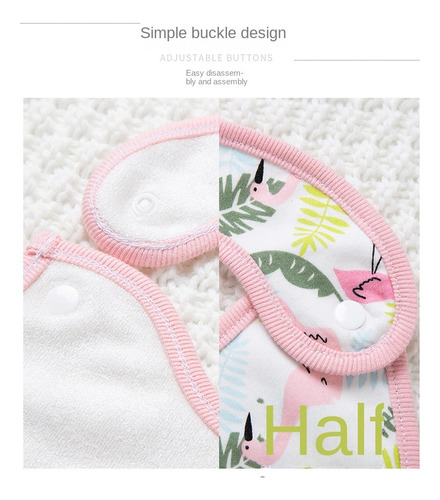 Babero Impermeable De Algodón Para Bebé, Cómodo Y Suave