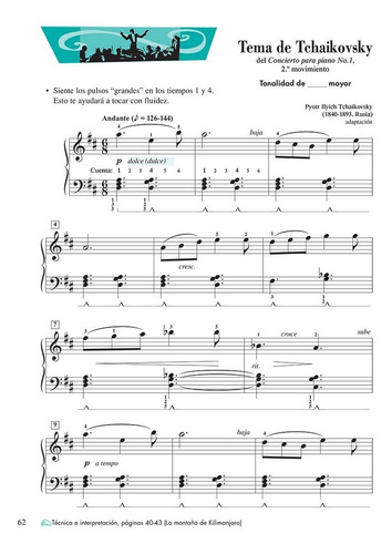 Piano Adventures: Lecciones Y Teoría, Libro 1 De 2, Nivel 5.
