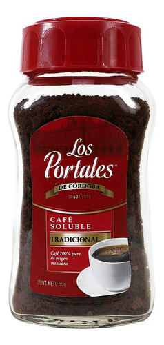 Café Soluble Los Portales Tradicional 85 Gramos