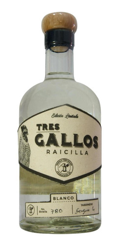 Pack De 2 Raicilla Tres Gallos Blanco 750 Ml