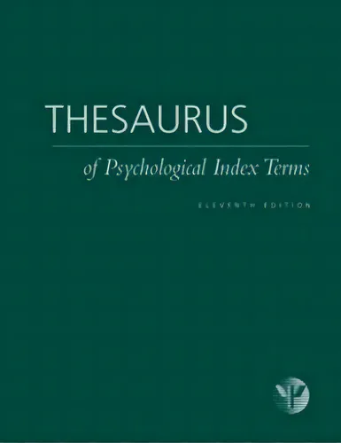 Thesaurus Of Psychological Index Terms, De Lisa Gallagher Tuleya. Editorial American Psychological Association En Inglés